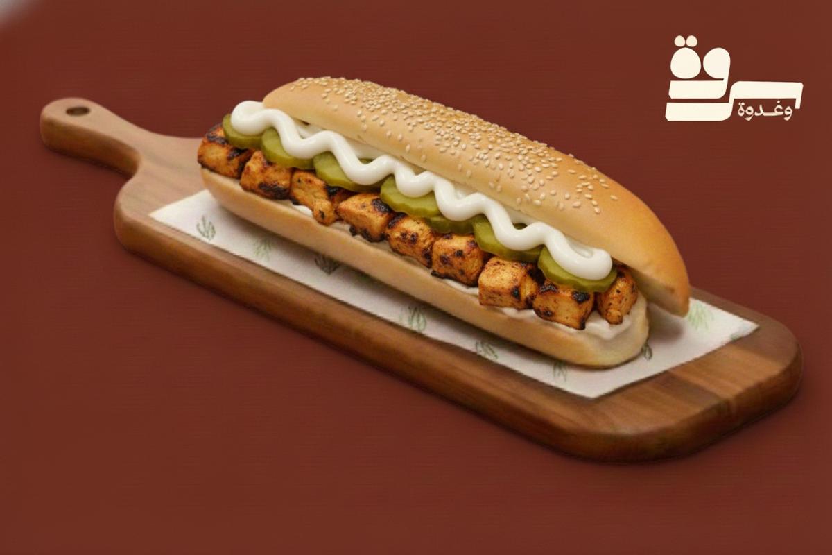 ساندوتش شيش طاووق  موزريلا